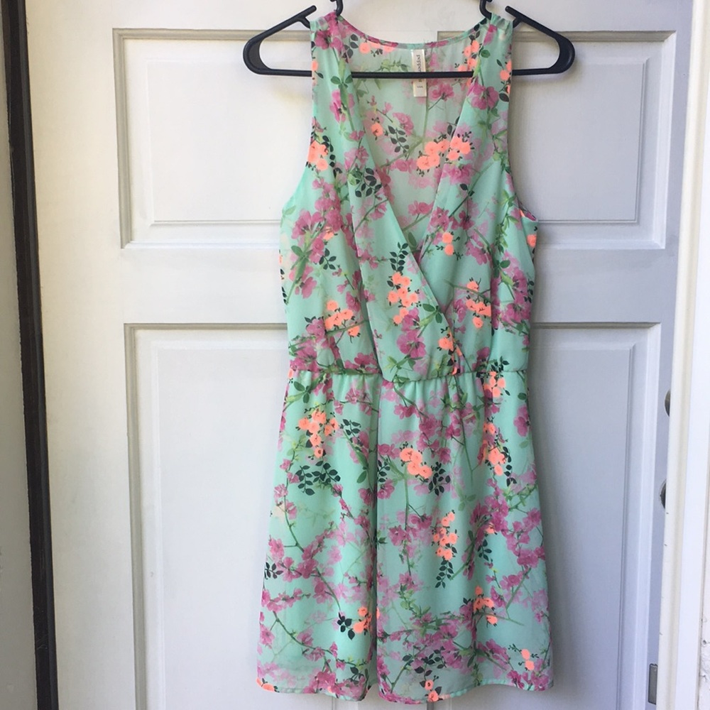 Peppermint ~ Turquoise floral dress
